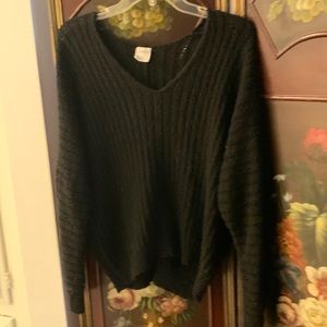 Essentials oversized black sweater